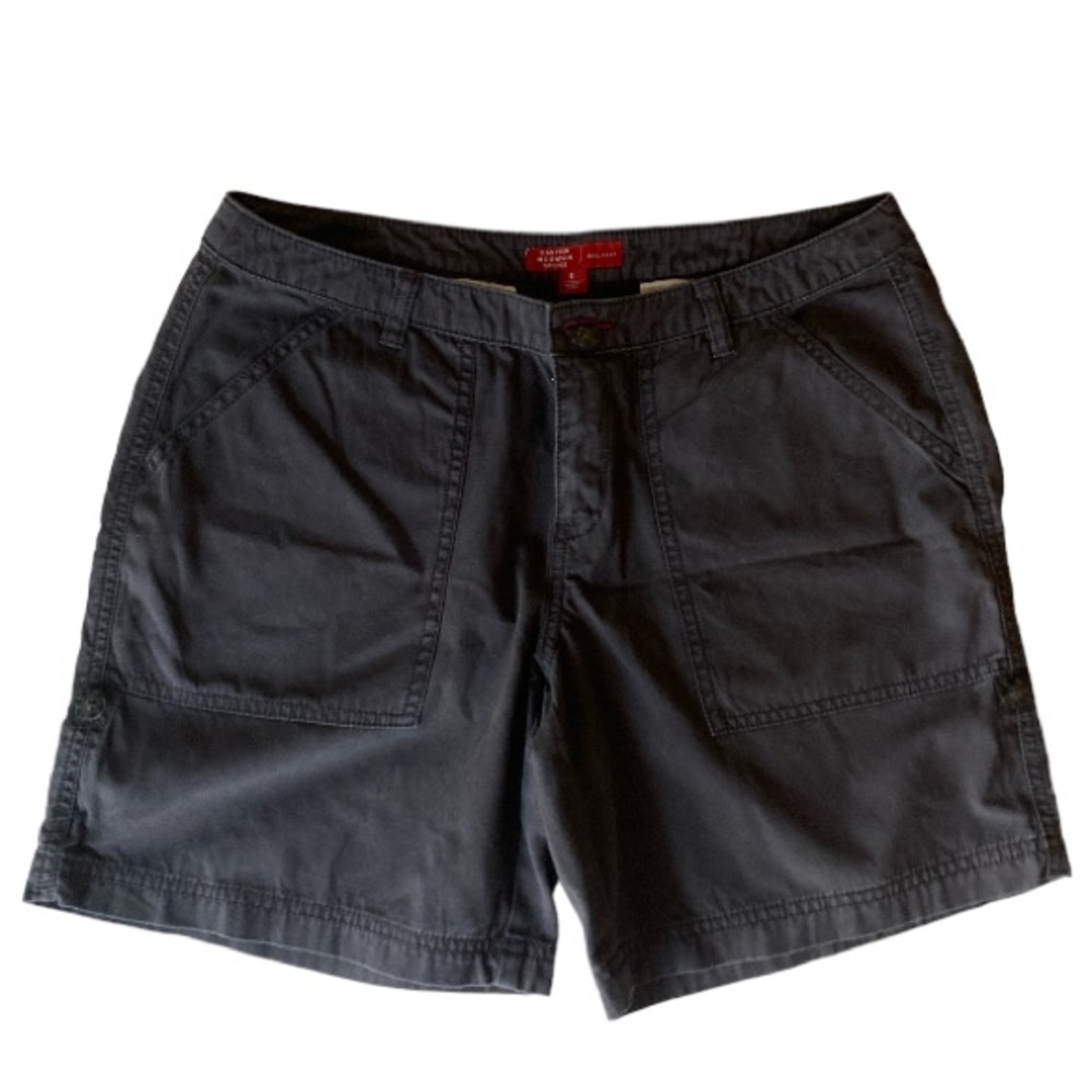Eastern Mountain Sports cargo Canvas Dark Grey Shorts Sz:8